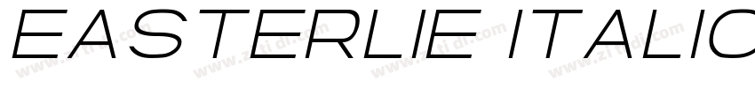 Easterlie Italic字体转换